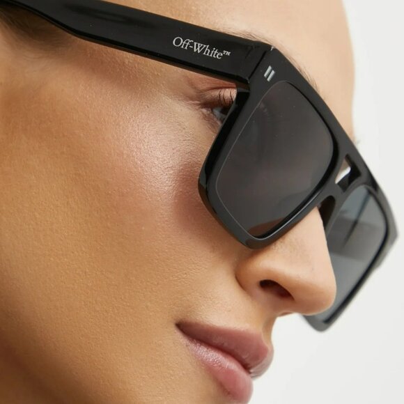 Off-White SPRINGFIELD Men Sunglasses Black Grey Square OERI133 SPRINGFIELD 1007 - Picture 12 of 12